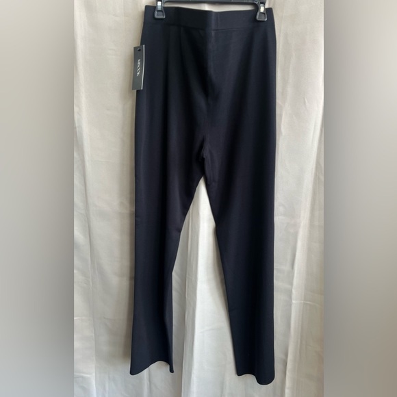 Misook Black Straight Leg Knit Pants XL NWT - Picture 5 of 5